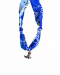 Blue boot Necklace