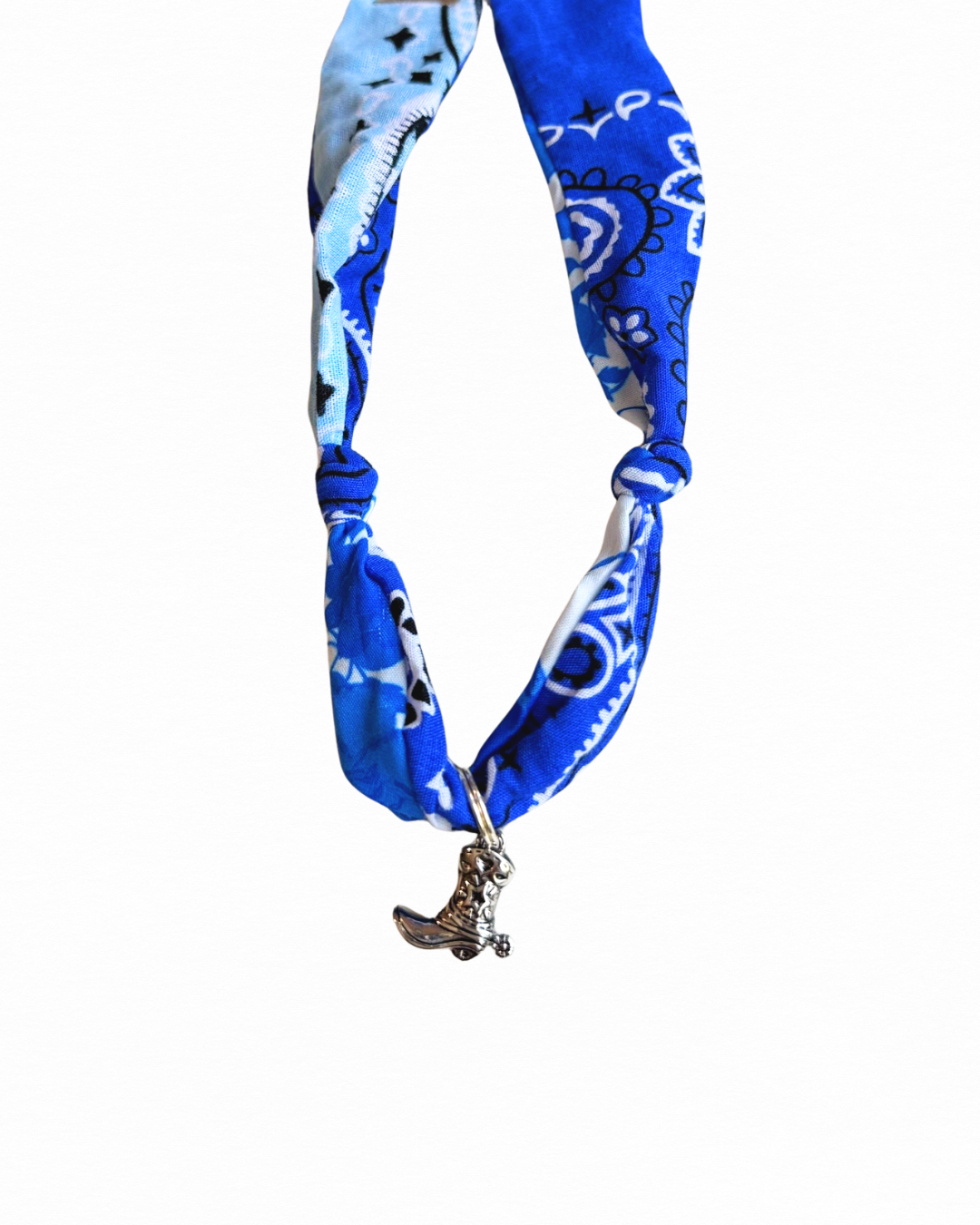 Blue boot Necklace
